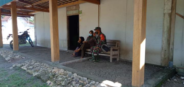  Program TMMD Bojonegoro, Anggota Satgas Gencar Laksanakan Komsos